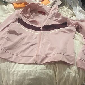 Pink and Purple Zip-Up Jacket